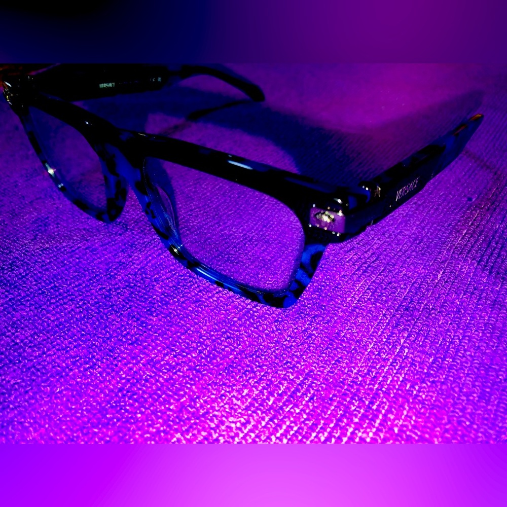 Versace Blue & Black Eyeglasses